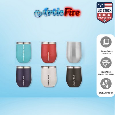 ArticFire 12oz Double Wall Stainless Steel Vacuum Wine Cup
