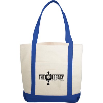 10 Oz. Cotton Canvas Boat Tote